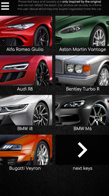 SupercarsKeys跑车模拟器